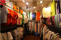 The clothes shop